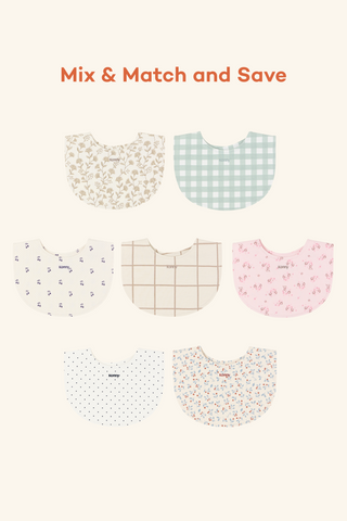 Round Bib 7-Pack Set
