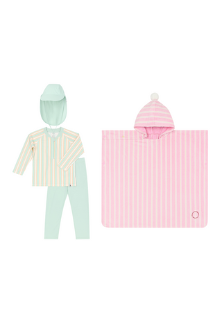 [Build Your Own Set] Top and Pants Swimset & Towel Set