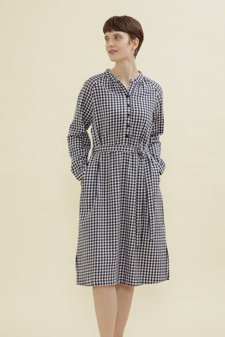 Flannel Plaid Button Down Nursing Dress